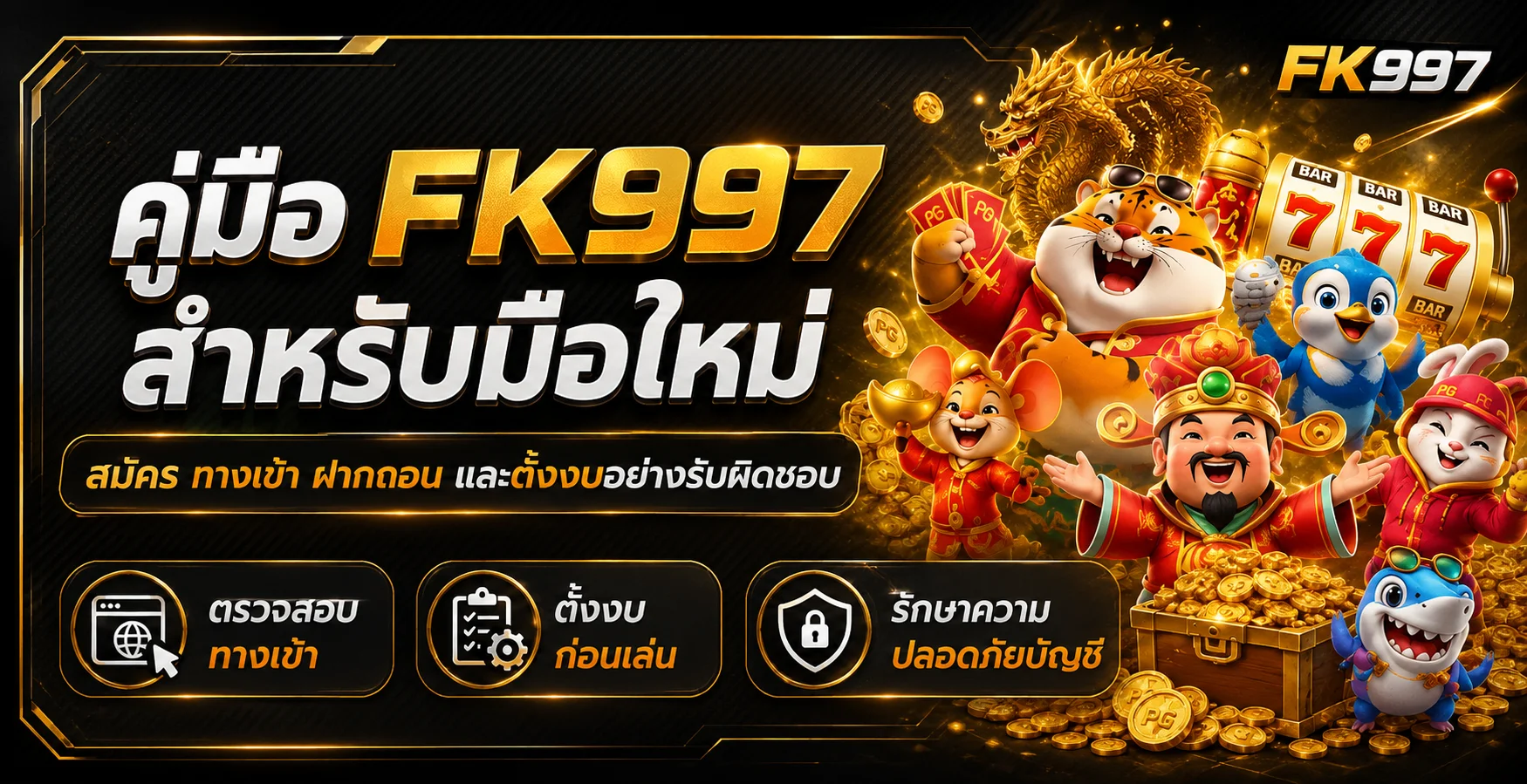FK997 คู่มือมือใหม่ สมัคร ทางเข้า ฝากถอน